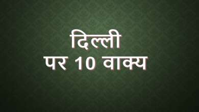 10 Lines on Delhi in Hindi