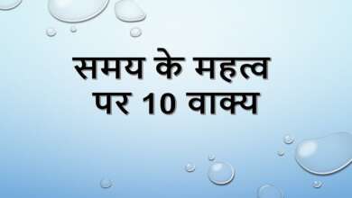 10 Lines on Importance of Time in Hindi