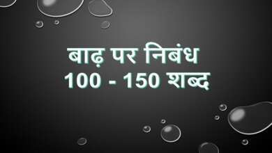 100 Words Essay on Flood in Hindi