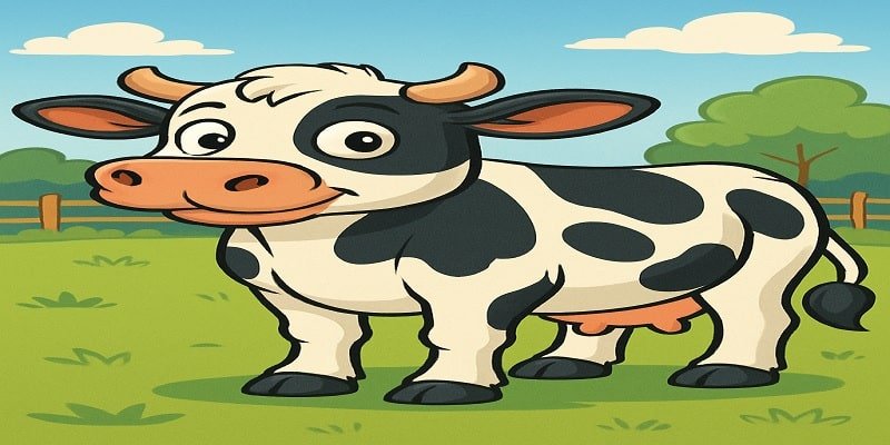 10 Lines on Cow in Hindi