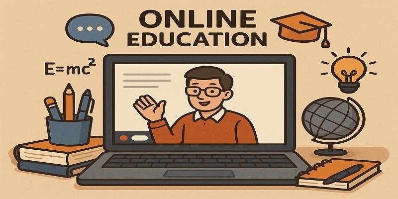 10 Lines on Online Education in Hindi