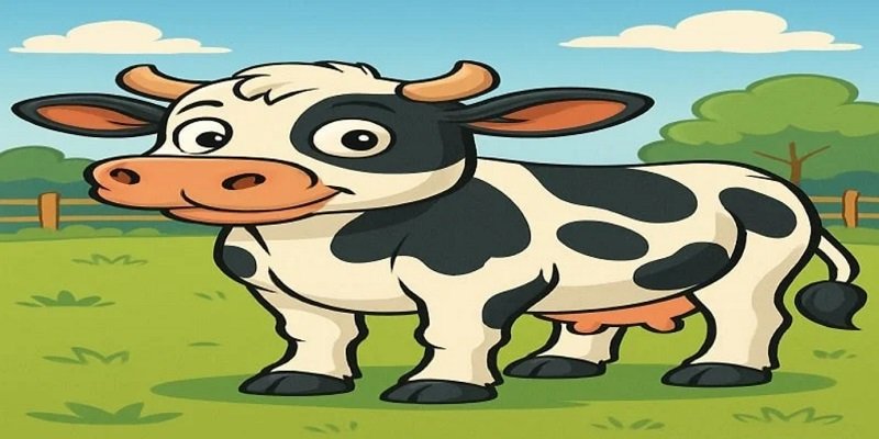 10 lines on cow
